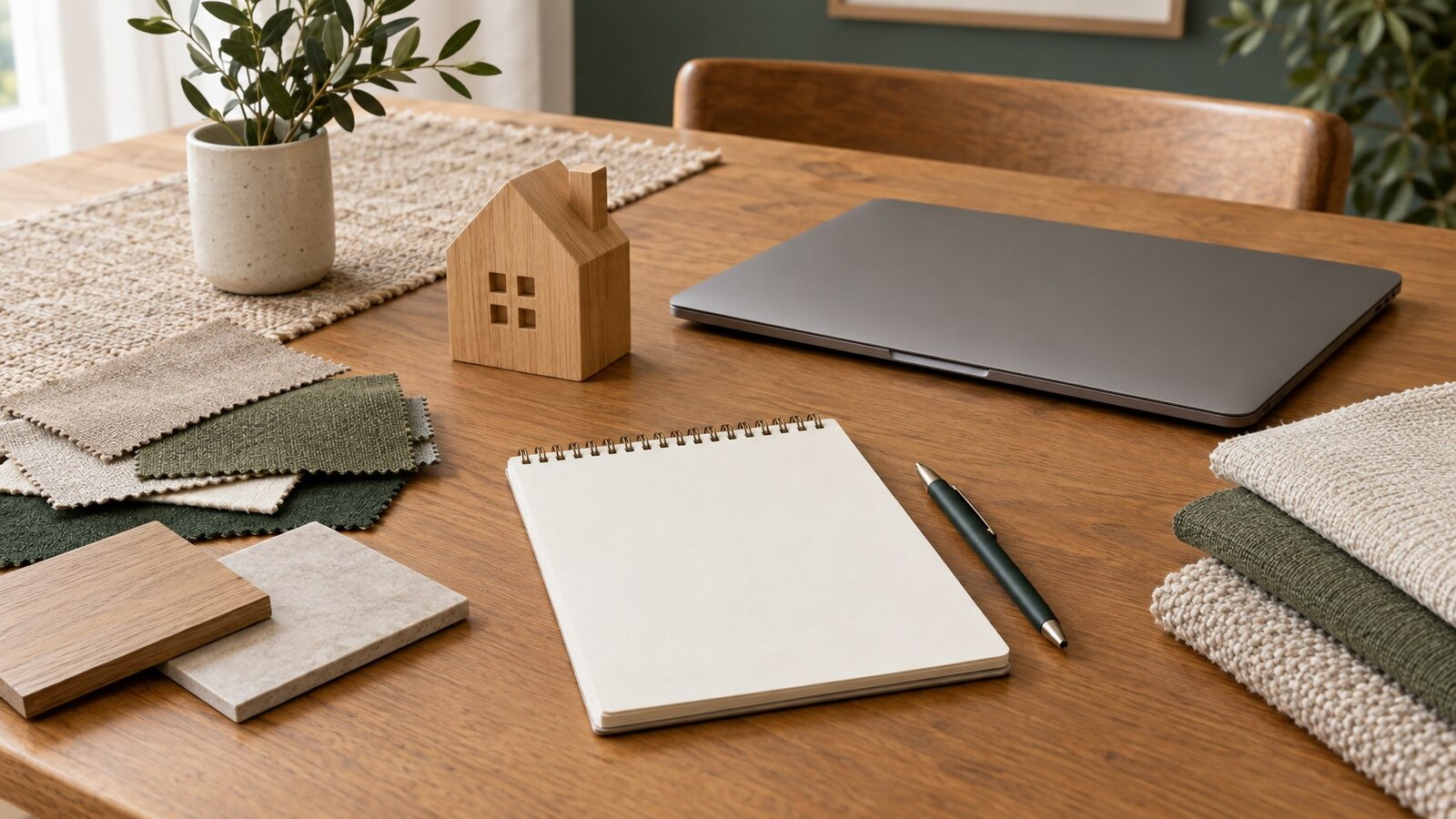 Illustration of a service-planning workspace